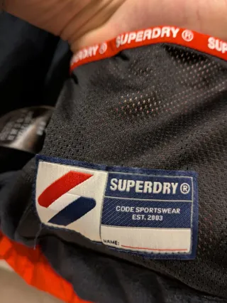 Superdry Piumino Rosso Uomo