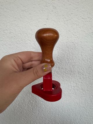 Stampo Patent Pending stile vintage forma cuore