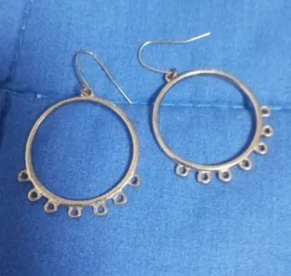 Pendientes Aro Dorados con Colgantes