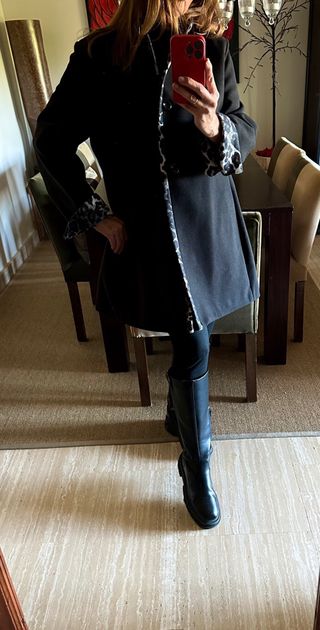 Abrigo estampado leopardo oversize