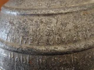 Boya marina de aluminio.