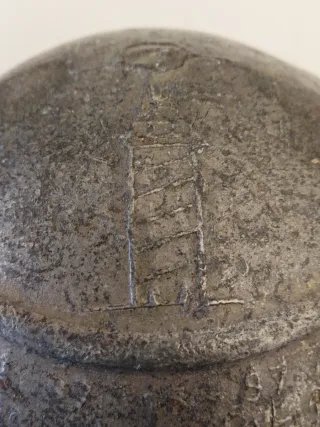 Boya marina de aluminio.