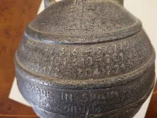 Boya marina de aluminio.