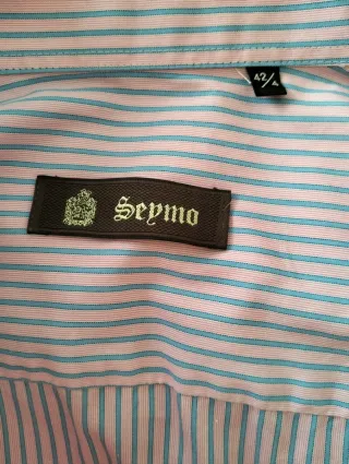 Camisa de rayas hombre, talla 42.