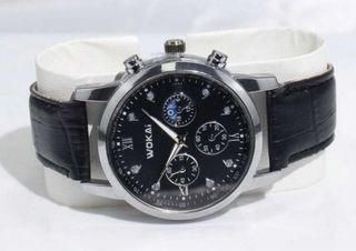 Reloj WOKAI Hombre Negro y Plateado