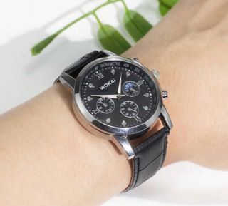 Reloj WOKAI Hombre Negro y Plateado