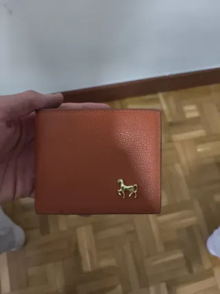 Cartera de cuero para hombre