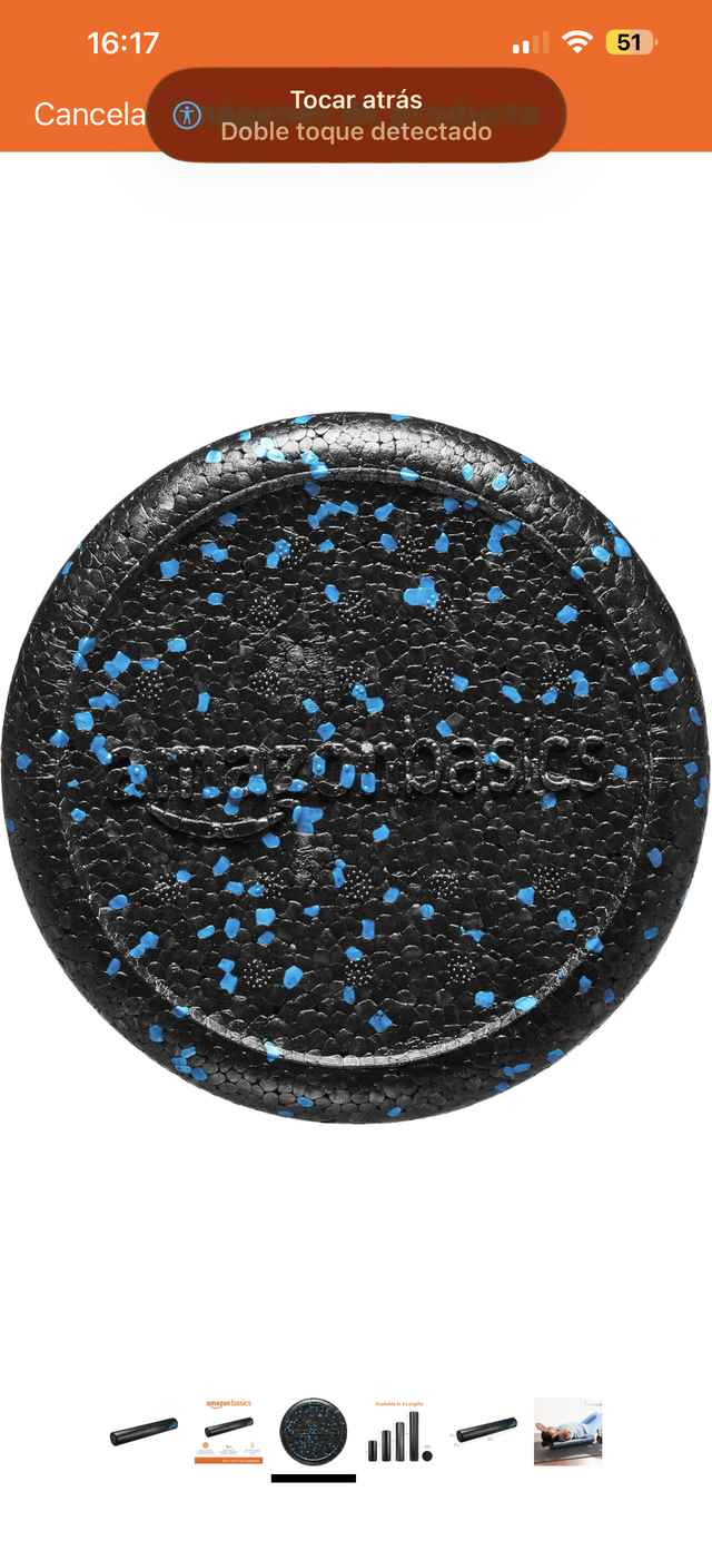 Caja Rodillo de espuma alta densidad Amazon Basics