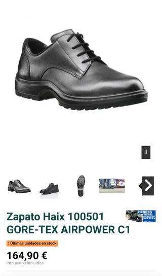 Zapato Haix Airpower C1 policial/Seguridad privada