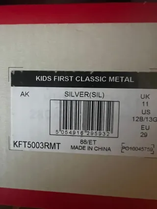 Botas Hunter Niña Talla 29 Plateadas