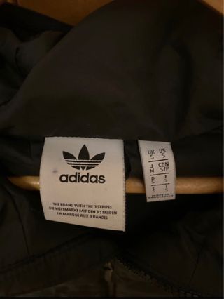 Cazadora Adidas Negra con Capucha