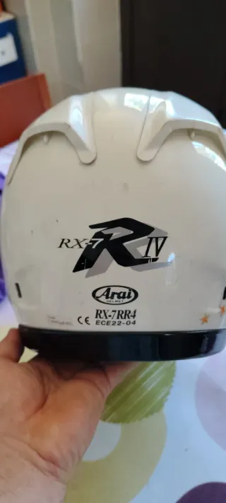 Casco de moto Arai blanco talla XS