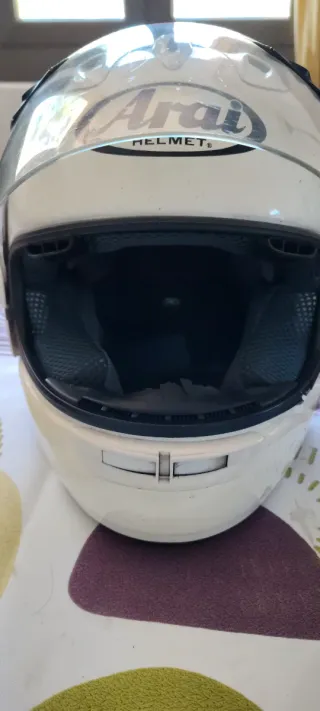 Casco de moto Arai blanco talla XS