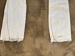 Pantalón campana Zara blanco Talla S