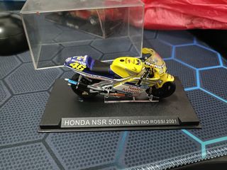 Modellino moto Honda NSR Valentino Rossi 2001