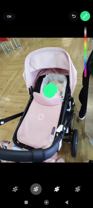 Carro de bebé Bugaboo Cameleon  cubrecapazblanco