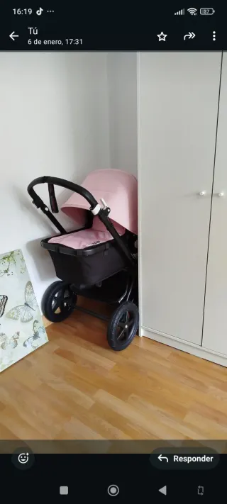 Carro de bebé Bugaboo Cameleon  cubrecapazblanco