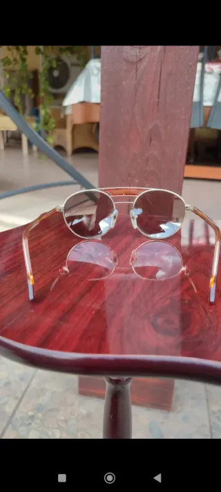 Occhiali da sole Cotton Club vintage oro/marrone