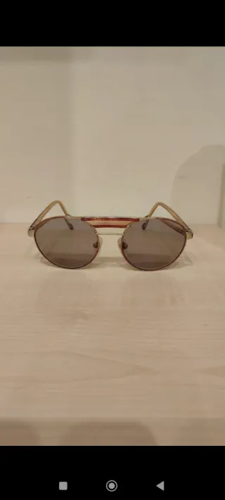 Occhiali da sole Cotton Club vintage oro/marrone