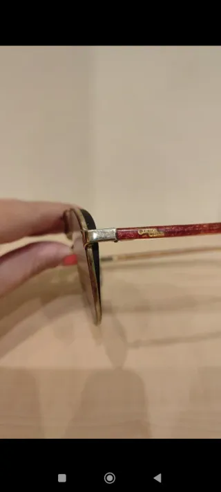 Occhiali da sole Cotton Club vintage oro/marrone