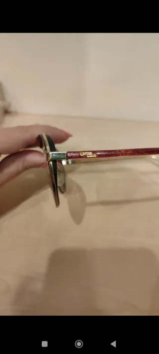 Occhiali da sole Cotton Club vintage oro/marrone