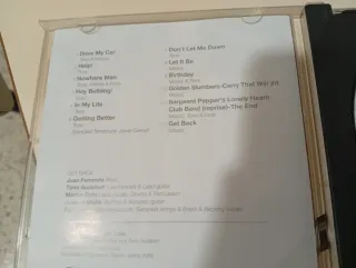 CD Get Back Ellos no tuvieron problema+CDR elegir.