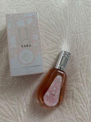 Perfume Yara Árabe Dorado y Rosa