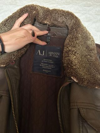 Cazadora Armani Jeans 1981 Marrón