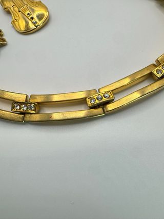 Set gioielli vintage e moderni placcati oro