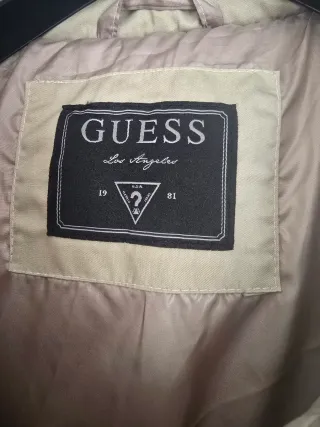 Piumino parka uomo beige Guess