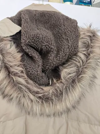 Piumino parka uomo beige Guess