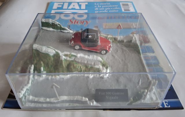 Modellino Fiat 500 Gamine Vignale Hard Top sc.1:43