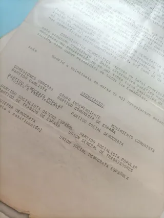 Docs psoe, pre y post Franco,  chapas 78