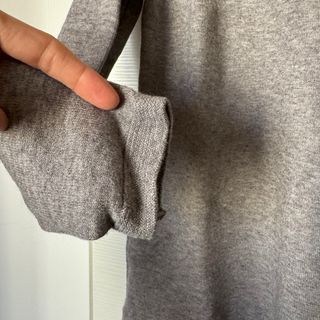 Abito maglieria grigio