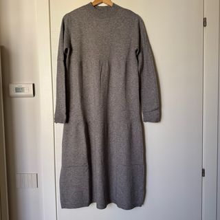 Abito maglieria grigio