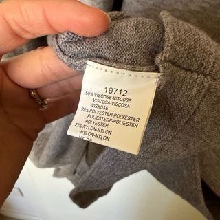 Abito maglieria grigio