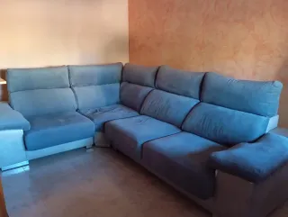 Sofá rinconera 4 plazas abatible