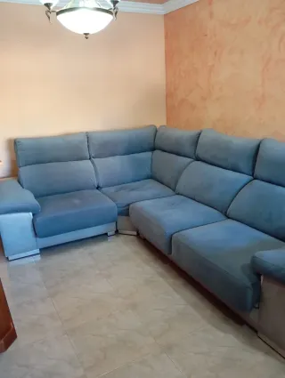 Sofá rinconera 4 plazas abatible
