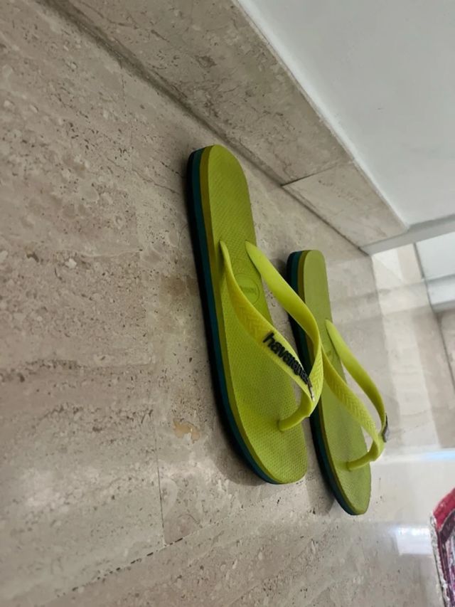 Chanclas Havaianas Talla 39-40 Verde Lima