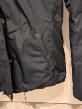 Giubbotto Woolrich nero con cappuccio