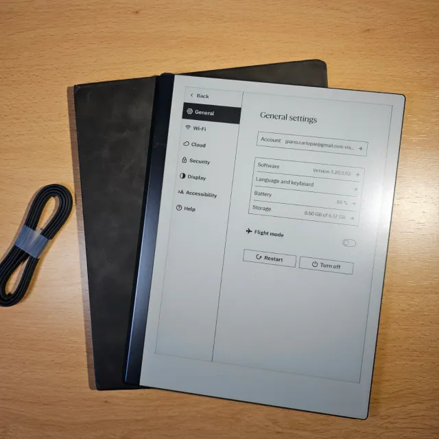 Remarkable 2 Tapa Negra + Lápiz Zspeed