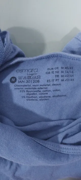 Lote 8 Camisetas, 6 Esmara Talla S/M, 2 primark