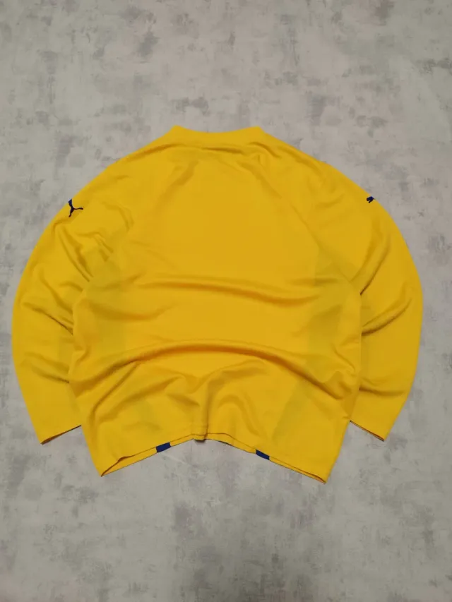 Camiseta Técnica Puma Amarilla y Azul Vintage