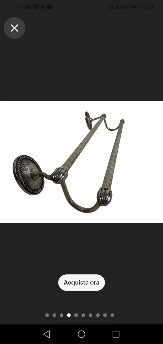 Portasciugamani doppio vintage