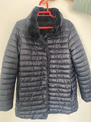 Anorak reversible azul