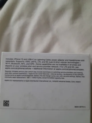 iPhone 12 64GB Azul + Protector Pantalla