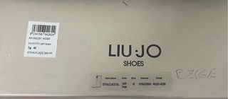 Stivali pioggia Luijo pizzo beige/nero taglia 40