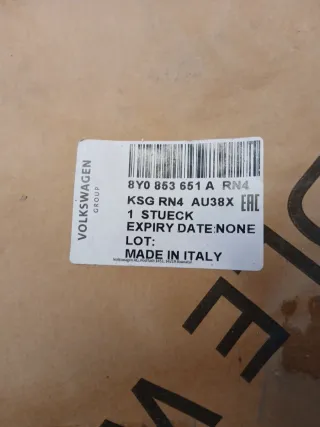 Rejilla Parachoques Delantero cromada Audi