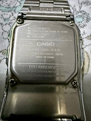 Reloj Casio Calculadora Data Bank