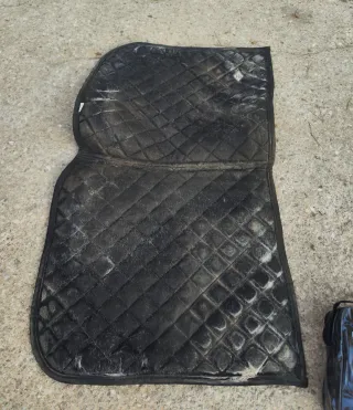 PRECIOSO CONJUNTO EFECTO MÁRMOL PARA CABALLO
